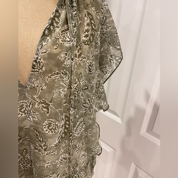 Zara Ruffled Multicolored Blouse - Picture 9 of 13